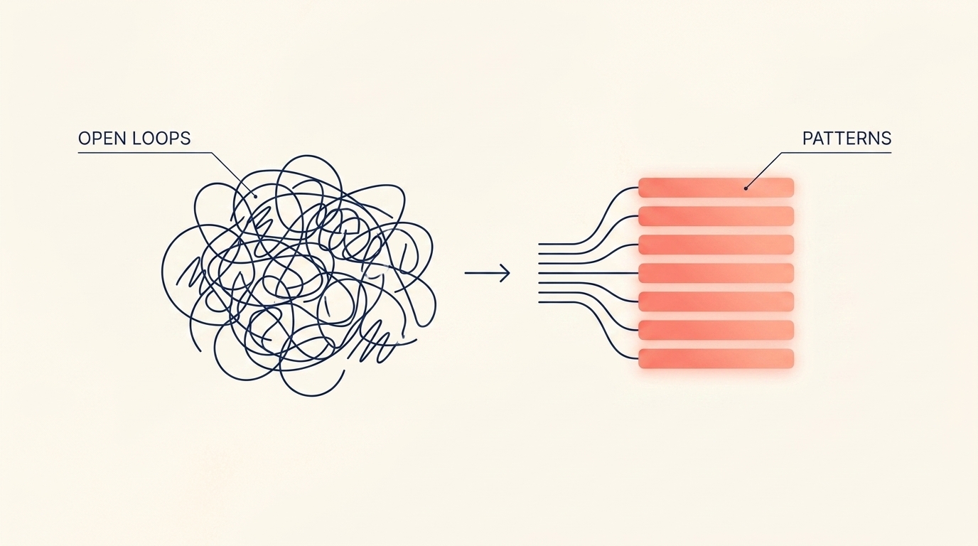 Open Loops to Patterns